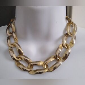 Vtg Chunky On Trend Chain Necklace